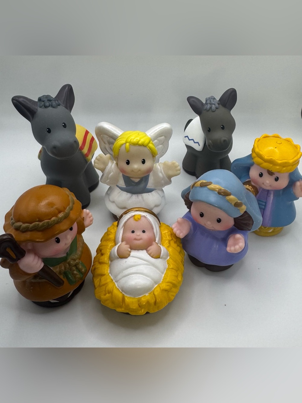 Fisher-Price Little People Nativity Replacement Figures Lot of 7